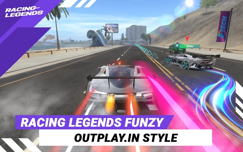Скачать Racing Legends Funzy (Расинг Легендс Фанзи) [Взлом/МОД Unlocked] последняя версия 2.2.4 (5Play ru apk ) для Андроид