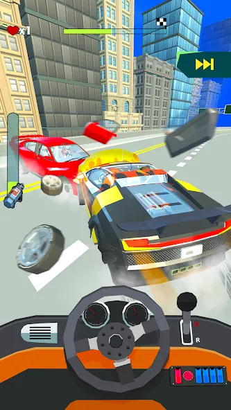 Скачать Crazy Rush 3D - Уличные Гонки (Крейзи Раш 3Д) [Взлом/МОД Все открыто] последняя версия 2.8.4 (5Play ru apk ) для Андроид