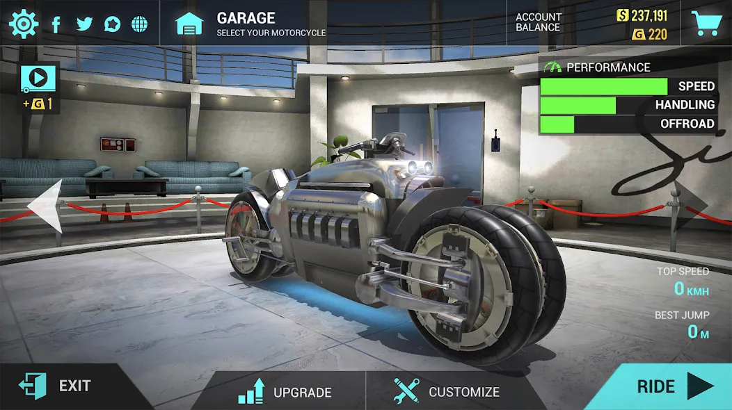 Скачать Ultimate Motorcycle Simulator (Ультимативный Мотоциклетный Симулятор) [Взлом/МОД Все открыто] последняя версия 2.8.5 (4PDA apk) для Андроид
