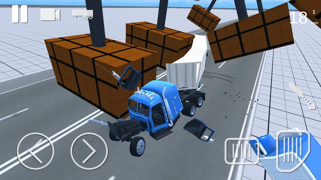 Скачать Truck Crash Simulator Accident (Симулятор ДТП с грузовиком) [Взлом/МОД Бесконечные деньги] последняя версия 1.1.5 (бесплатно на 4PDA) для Андроид