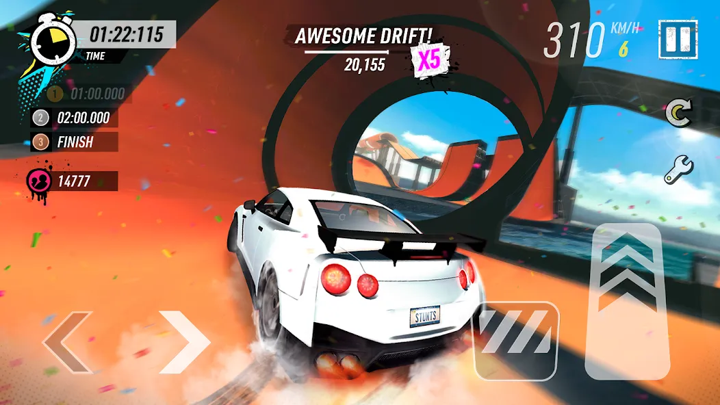 Скачать Car Stunt Races: Mega Ramps (Кар Стант Рейсы) [Взлом/МОД Бесконечные деньги] последняя версия 1.5.7 (5Play ru apk ) для Андроид