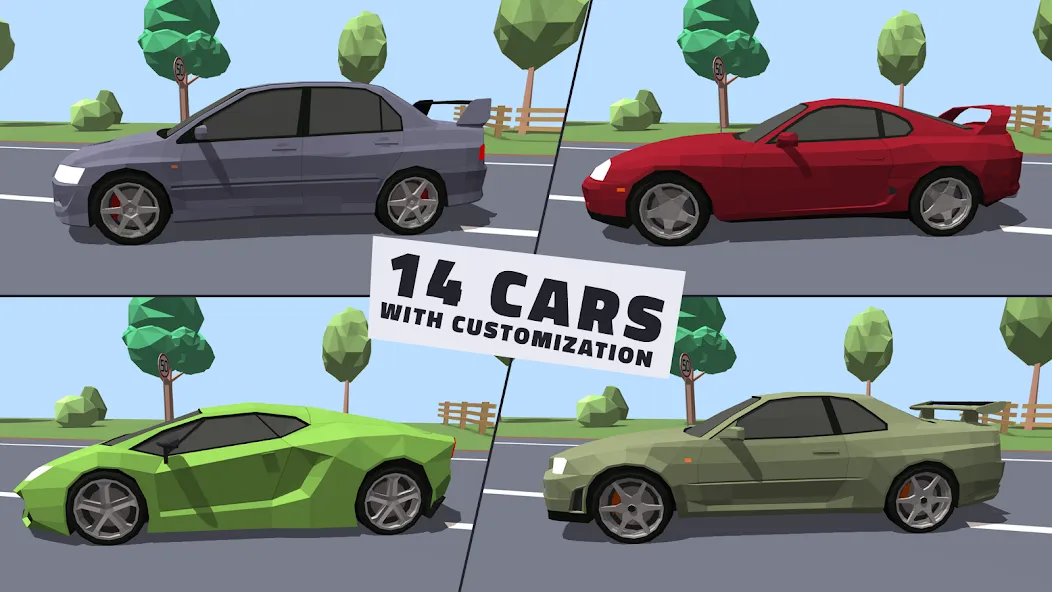 Скачать Polygon Drift: Traffic Racing (Полигон Дрифт) [Взлом/МОД Много денег] последняя версия 0.3.5 (на 5Плей бесплатно) для Андроид