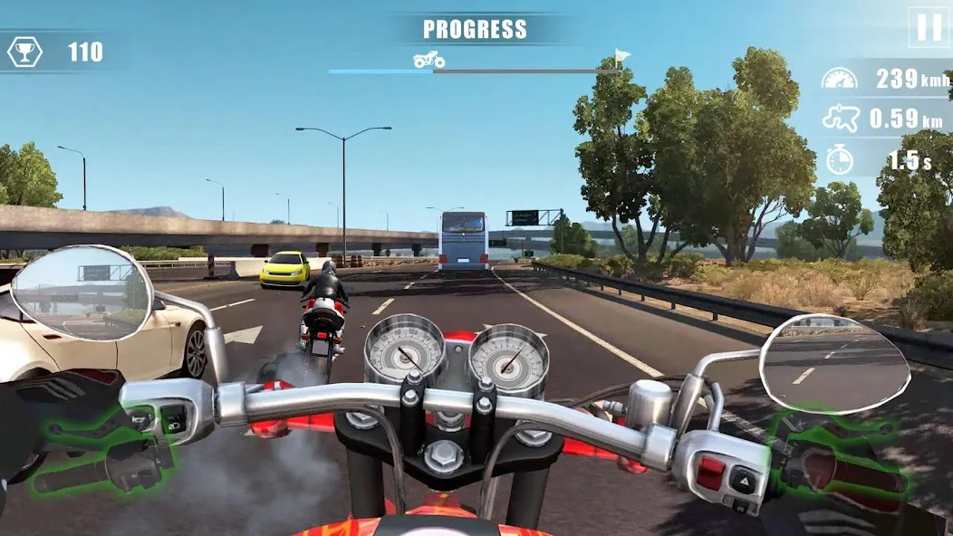 Скачать Moto Bike Race : Driving Car (Мото Байк Рейс) [Взлом/МОД Меню] последняя версия 2.1.7 (на 5Плей бесплатно) для Андроид