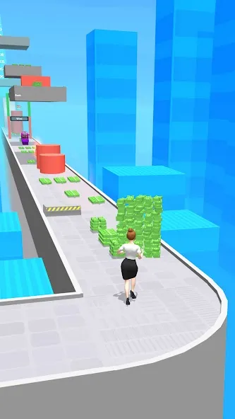 Скачать Money Run 3D (Мани Ран 3Д) [Взлом/МОД Все открыто] последняя версия 0.7.1 (5Play ru apk ) для Андроид
