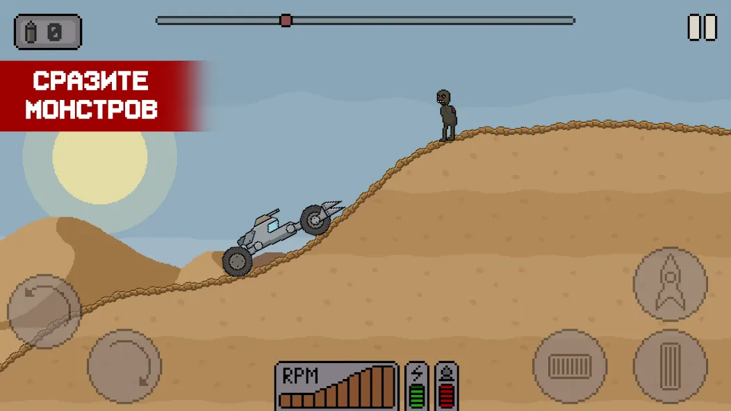 Скачать Death Rover - Луноход и зомби (Дэт Ровер) [Взлом/МОД Много денег] последняя версия 0.1.8 (4PDA apk) для Андроид
