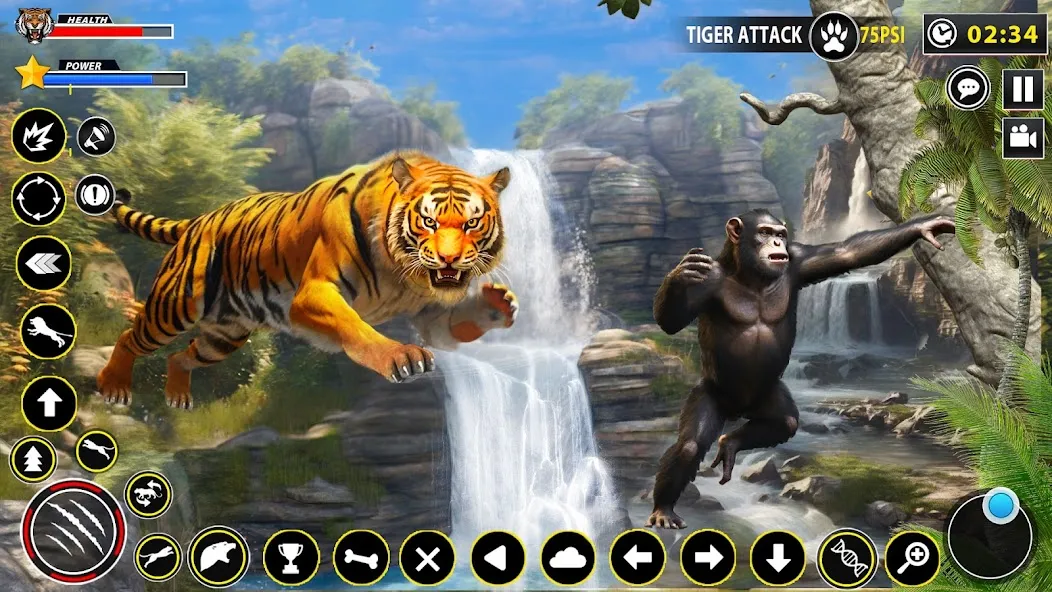 Скачать Tiger Simulator Lion games 3D (Тигровый Симулятор Игр Льва 3D) [Взлом/МОД Меню] последняя версия 0.8.1 (на 5Плей бесплатно) для Андроид