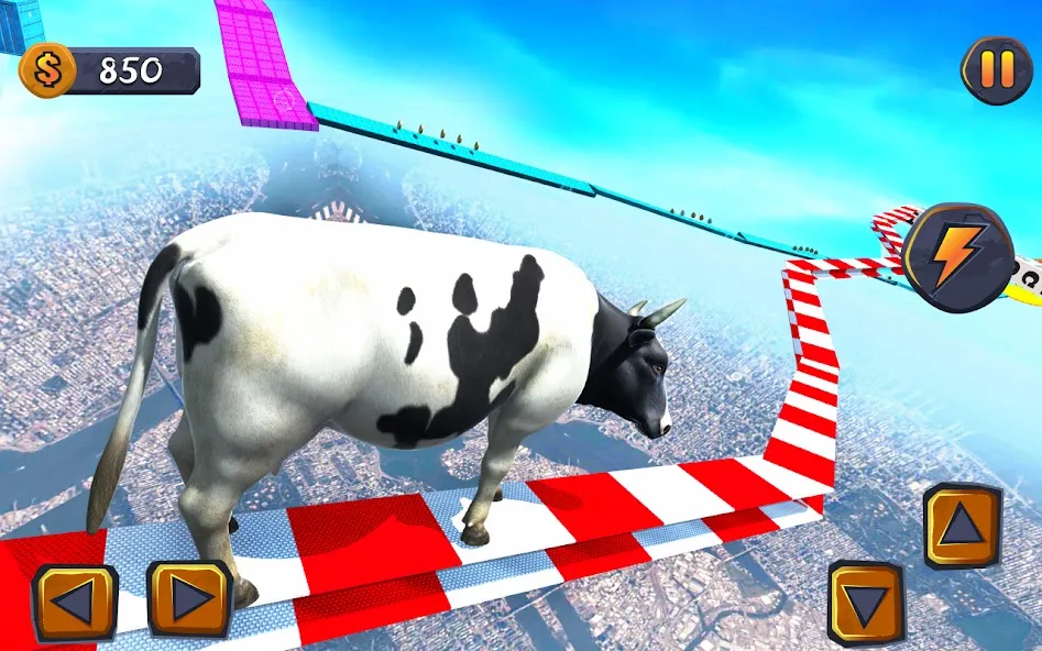 Скачать Эпическая игра Cow Ramp Rush [Взлом/МОД Unlocked] последняя версия 1.6.4 (5Play ru apk) для Андроид