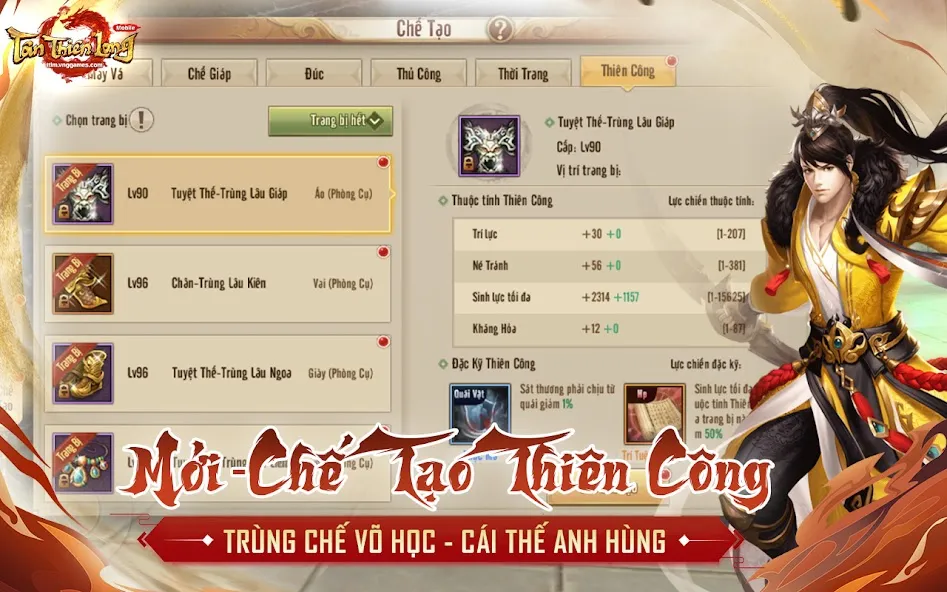 Скачать Tân Thiên Long Mobile [Взлом/МОД Много денег] последняя версия 2.3.7 (бесплатно на 5Play) для Андроид