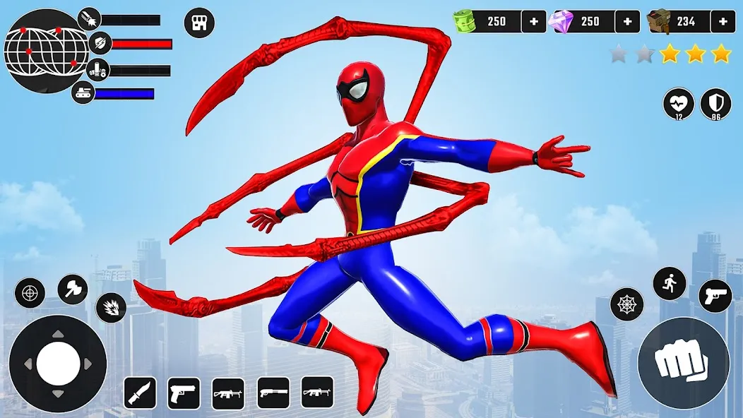 Скачать Miami Superhero: Spider Games  [Взлом/МОД Unlocked] последняя версия 2.6.9 (4PDA apk) для Андроид