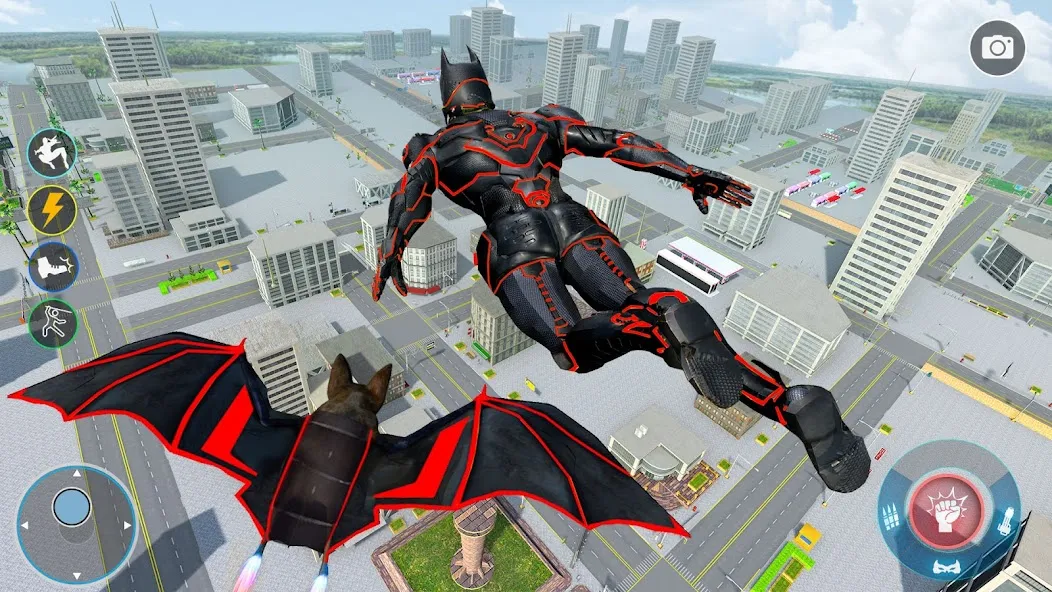 Скачать Flying Bat Robot Car Transform (Флайинг Бэт Робот Кар Трансформ) [Взлом/МОД Меню] последняя версия 1.1.7 (бесплатно на 5Play) для Андроид