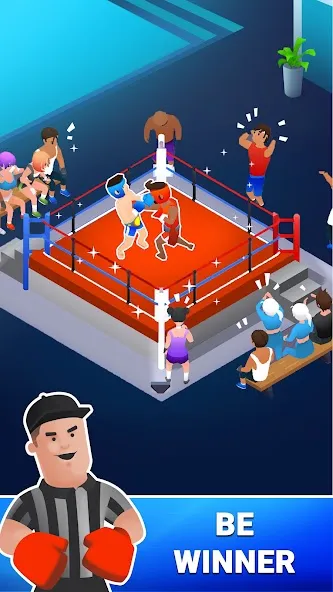 Скачать Boxing Gym Tycoon 3D:Idle Game (Боксерская Гимназия Тайкун 3D) [Взлом/МОД Бесконечные деньги] последняя версия 1.6.3 (на 5Плей бесплатно) для Андроид