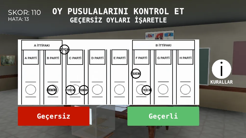 Скачать Seçim 2023 Müşahit oyunu [Взлом/МОД Все открыто] последняя версия 1.9.6 (5Play ru apk) для Андроид