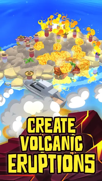 Скачать Volcano Island - Sim Game (Вулканический остров) [Взлом/МОД Unlocked] последняя версия 1.5.2 (бесплатно на 4PDA) для Андроид