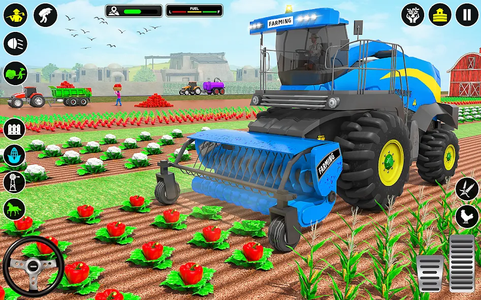 Скачать Tractor Farming: Tractor Games (Тракторное хозяйство) [Взлом/МОД Много денег] последняя версия 2.6.9 (4PDA apk) для Андроид