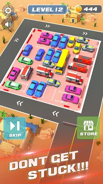 Скачать Parking Jam Unblock: Car Games (Паркинг Джам Разблокировать) [Взлом/МОД Много денег] последняя версия 2.2.4 (4PDA apk) для Андроид