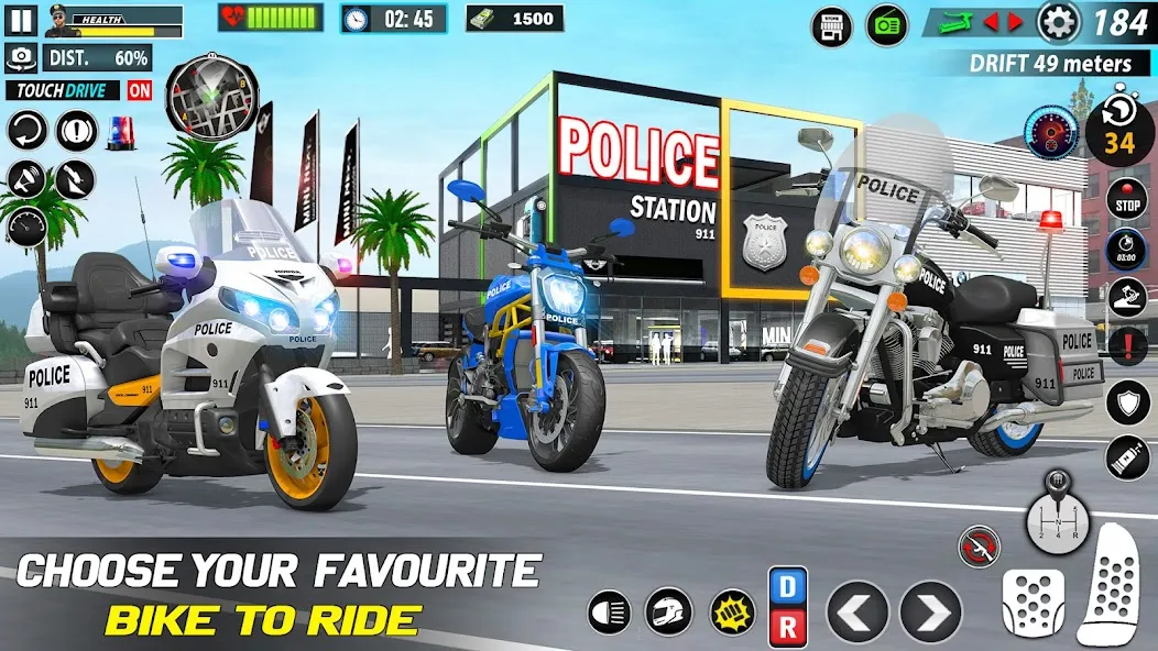 Скачать Police Moto Bike Chase Crime (Полицейская мотоциклетная погоня за преступником) [Взлом/МОД Unlocked] последняя версия 0.6.8 (4PDA apk) для Андроид
