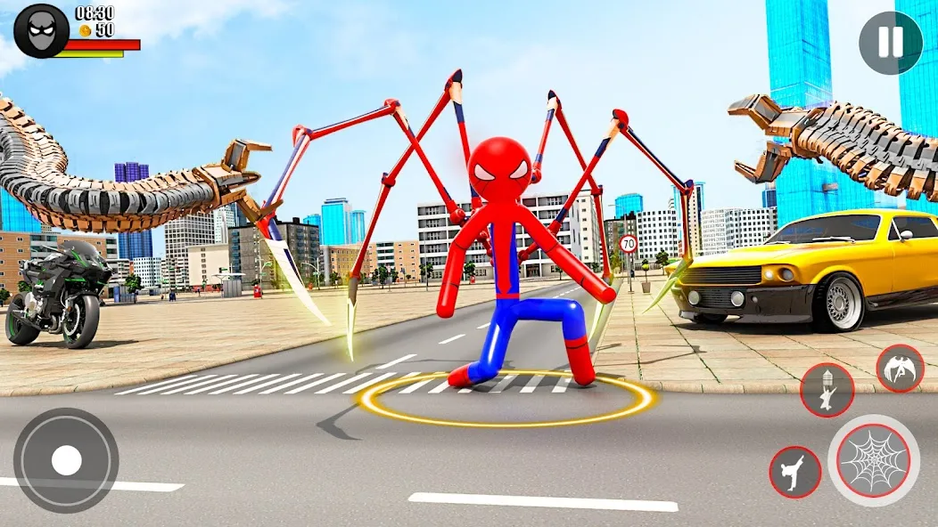 Скачать игра паук - Человек-паук-герой  [Взлом/МОД Много денег] последняя версия 2.6.2 (бесплатно на 5Play) для Андроид