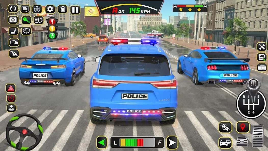 Скачать Police Car Driving School Game (Полицейская школа вождения автомобилей) [Взлом/МОД Много денег] последняя версия 2.7.3 (4PDA apk) для Андроид