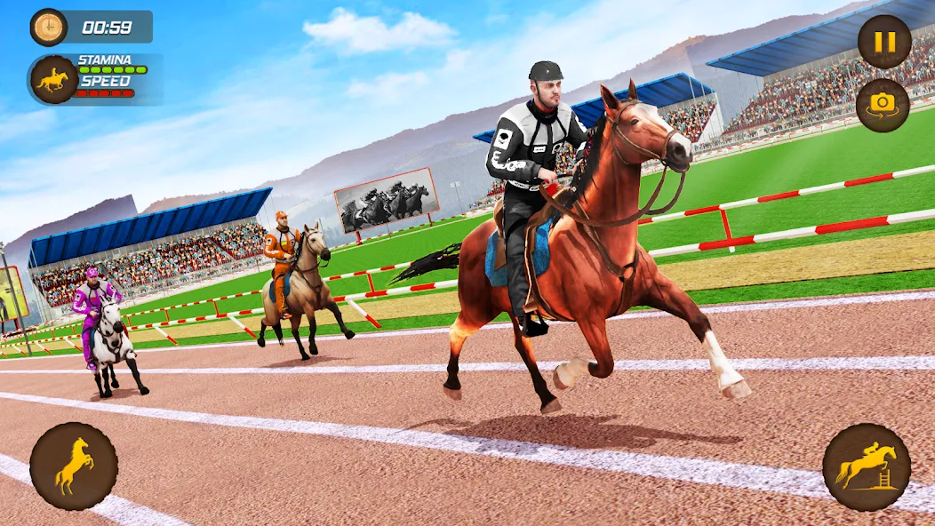 Скачать лошадь гоночный игры 3д [Взлом/МОД Бесконечные деньги] последняя версия 1.8.7 (бесплатно на 5Play) для Андроид
