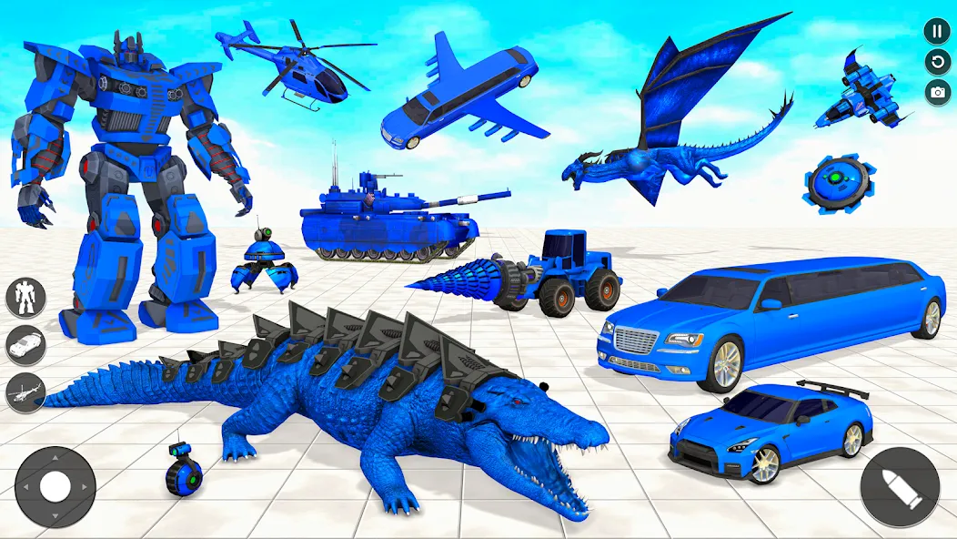 Скачать Крокодил животных робот игры [Взлом/МОД Все открыто] последняя версия 2.4.9 (на 5Плей бесплатно) для Андроид