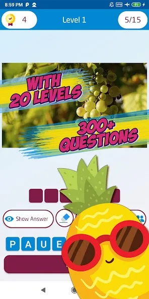 Скачать угадай название фрукта [Взлом/МОД Много денег] последняя версия 1.7.7 (бесплатно на 4PDA) для Андроид