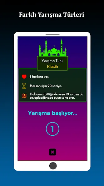 Скачать İslami Bilgi Yarışması [Взлом/МОД Бесконечные деньги] последняя версия 1.1.7 (5Play ru apk) для Андроид