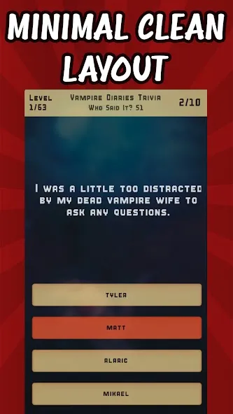 Скачать Vampire Diaries Quiz Trivia (Вампирские дневники викторина виктрия) [Взлом/МОД Меню] последняя версия 1.9.1 (5Play ru apk ) для Андроид