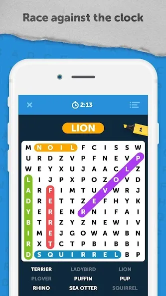 Скачать Infinite Word Search Puzzles (Инфинити ворд срч пазлы) [Взлом/МОД Меню] последняя версия 1.4.3 (4PDA apk) для Андроид