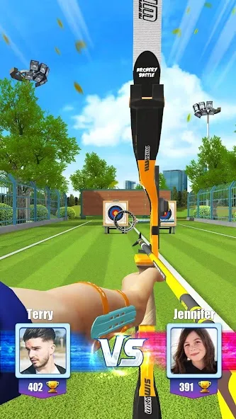 Скачать Archery Battle 3D (Арчери Баттл 3D) [Взлом/МОД Бесконечные деньги] последняя версия 1.4.3 (бесплатно на 5Play) для Андроид