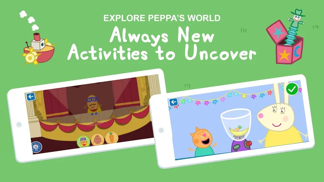 Скачать World of Peppa Pig: Kids Games (Мир свинки Пеппы) [Взлом/МОД Бесконечные деньги] последняя версия 2.7.3 (на 5Плей бесплатно) для Андроид